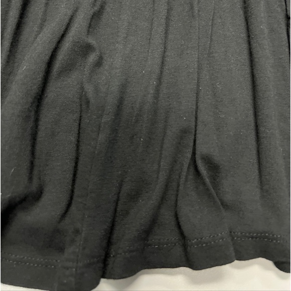 Abercrombie & Fitch Women's Short Sleeve black Zip Up T Shirt Dress Sz X Small - Picture 6 of 7